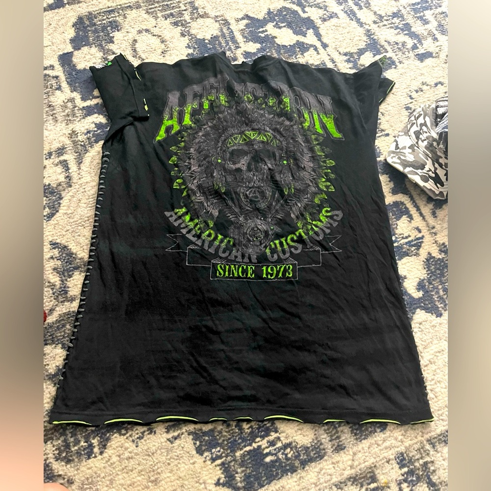 Affliction Live fast tee